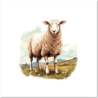 White Sheep Posters and Art